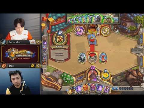 Surrender vs Staz - Hearthstone Grandmasters Asia-Pacific - Week 1 Day 1