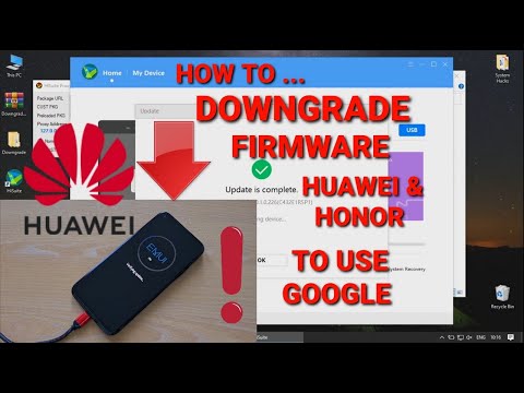 Huawei Downgrade Firmware - Install Google GMS P40, P40 Pro, P40 Lite How To
