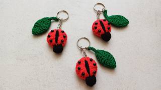 Adorable Ladybug Keychain Crochet | Fun Crochet Pattern