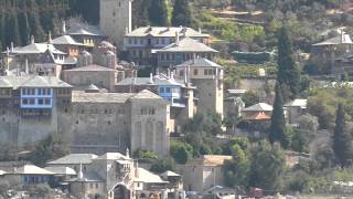 preview picture of video 'A Boat Cruise  Past Holy Mount Athos, Greece'