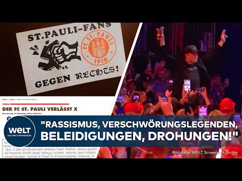 SOCIAL MEDIA: FC St. Pauli verlässt X! "Aus Debattenraum Hassverstärker gemacht!" Protest gegen Musk