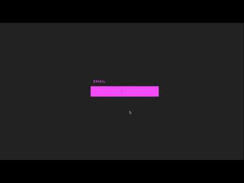 CSS3 Form Input Hover Effect Prototype 4 | Email поле формы для заполнения с эффектом всплытия