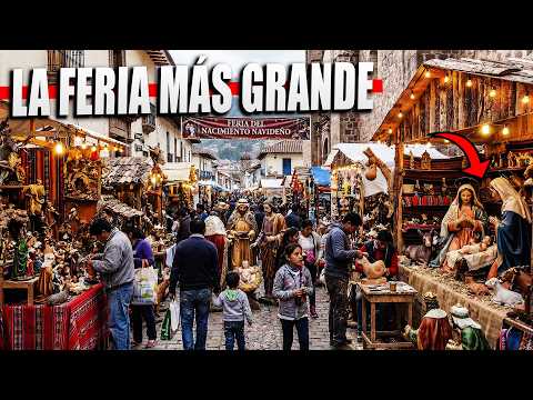 This is the Christmas Nativity Scene Fair that supplies all of Peru 🎄 - Santo Brasa