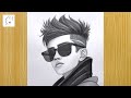 How to draw a Beautiful Glasses Boy - Step By Step | Boy Drawing | Drawing | The Crazy Sketcher