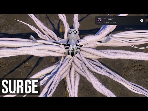 Surge Trophy (Use Symbiote Abilities 25 Times During Symbiote Surge) - Marvel's Spider-Man 2