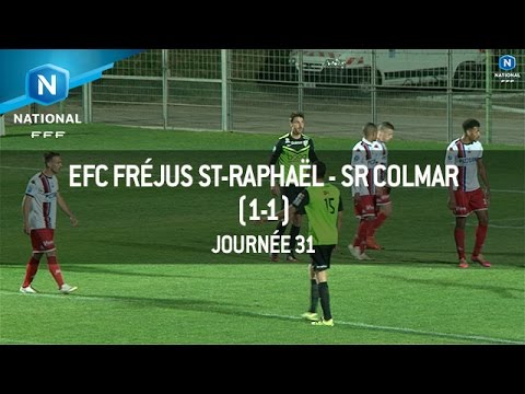J31 : EFC Fréjus St-Raphaël - SR Colmar (1-1), le résumé