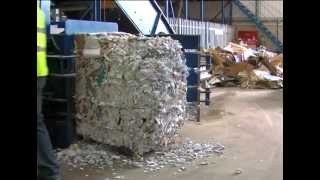 Confidential waste recycling