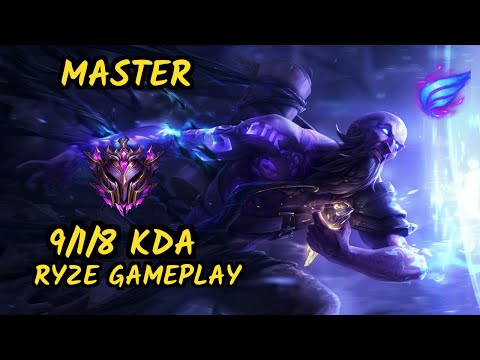 PNG Ayel (RYZE) vs JAYCE - 9/1/8 KDA TOP GAMEPLAY - BR Ranked MASTER