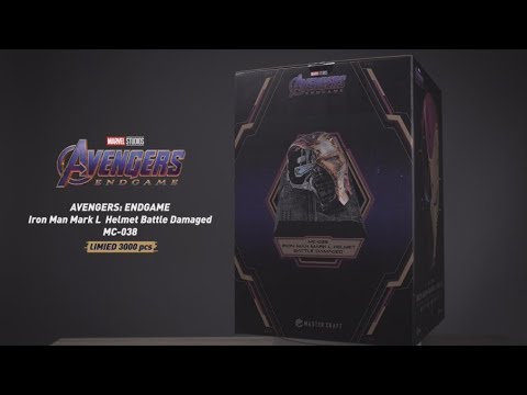 Beast-Kingdom USA  MC-038 Avengers: Endgame Master Craft Iron Man Mark50  Helmet Battle Damaged