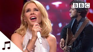 Kylie Minogue and Jack Savoretti perform &#39;Music&#39;s Too Sad Without You&#39; - BBC