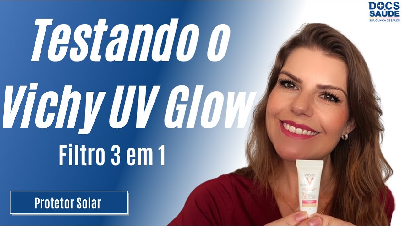 Testando o Vichy Capital Soleil UV Glow FPS 60 cor clara média