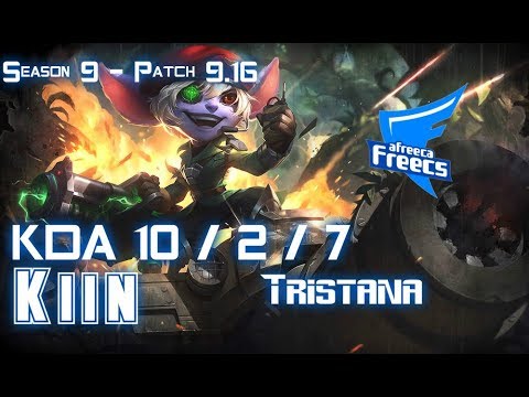 AFs Kiin TRISTANA vs HECARIM Top - Patch 9.16 KR Ranked