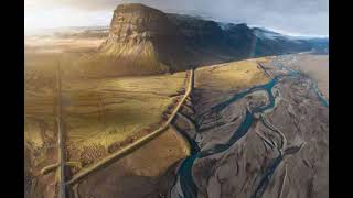 A Wallpaper From Iceland - Photo Shot By DRONE CAMERA