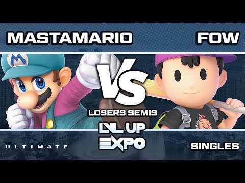 LVL Up Expo 2019: POW | Mastamario (Mario) vs FOW (Ness) - Losers Semis