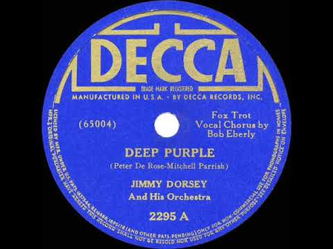 1939 HITS ARCHIVE: Deep Purple - Jimmy Dorsey (Bob Eberly, vocal)