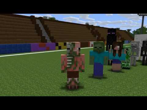 P1 Monster School - Minecraft Animation - Penalty Shootout by hpbaby