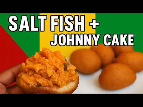 Salt Fish & Johnny Cake Recipe - Traditional Caribbean Breakfast
