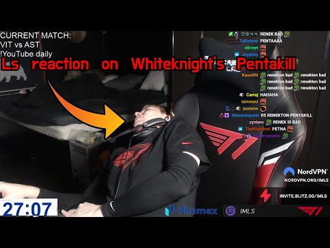 Ls reaction to Whiteknight's Pentakill