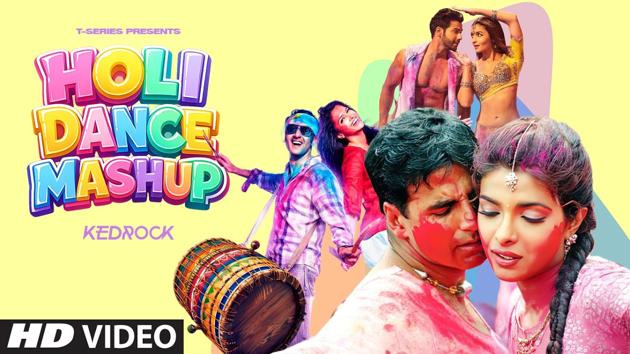 Holi Dance Mashup 2026 | NonStop Dance Songs | KEDROCK | Non Stop DJ Song | Holi Songs | T-Series