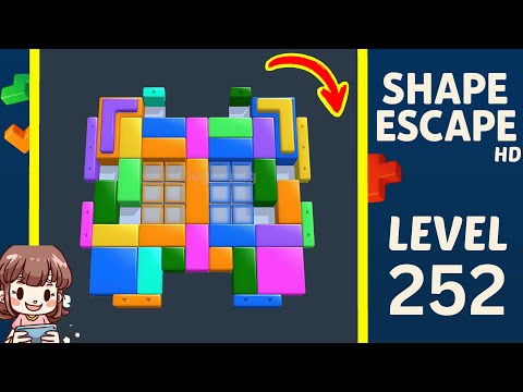 Shape Escape Level 252 Solution Walkthrough