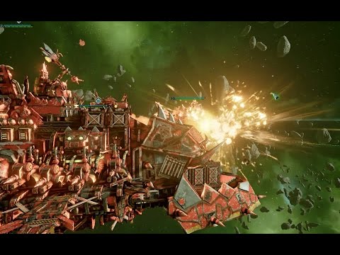 Orks vs Chaos, 400 points - Multiplayer, Battlefleet Gothic Armada