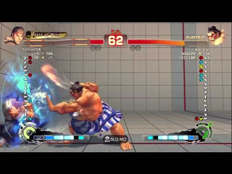 daityanDA [Ryu] Vs o wa re jp [Honda] SSF4 Arcade Edition 2012 - XBL