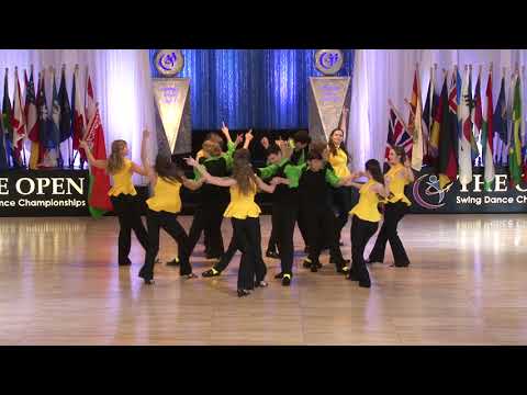The Open 2018   1st Place Winners   Teams   Junior Shag Dance Team