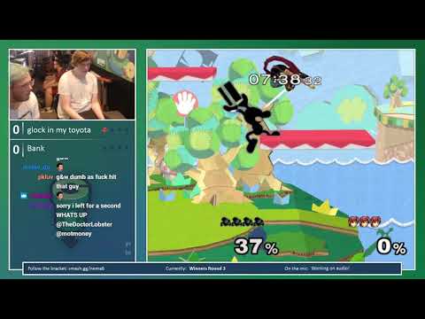 N.E. Melee Arcadian 6  - glock in my toyota (Mr. Game & Watch) vs. Bank (Marth) - SSBM Pools