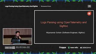 Logs Parsing Using OpenTelemetry and SigNoz