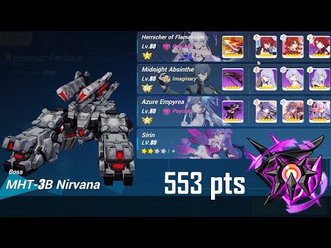[Honkai Impact 3] Ex-Abyss Nirvana (D450) - MHT-3B Nirvana 553 pts HoF (S0) | Full Run (5.9)