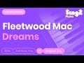Fleetwood Mac Dreams Piano Karaoke