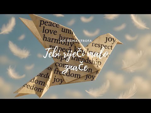 Još jedna strofa - Tebi riječi malo znače