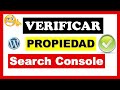 🔴 VERIFICAR Dominio (Propiedad) en Google Search Console 2020 🔴 VERIFICAR Dominio (Propiedad) en Google Search Console 2020