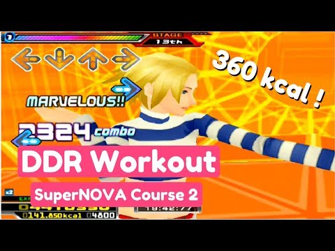 DDR Workout SuperNOVA Course 2 360 kcal 37 min!