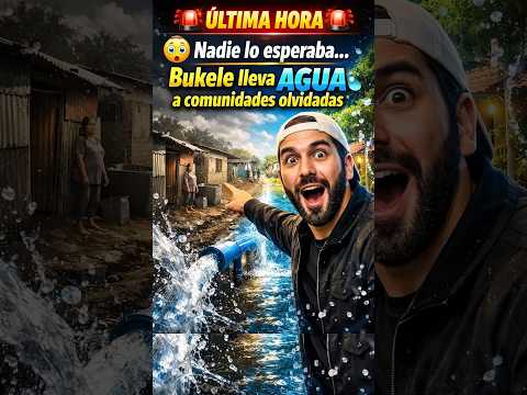 ⏰🇸🇻 ÚLTIMA HORA:😳 Nadie lo esperaba… Bukele lleva AGUA a comunidades olvidadas 💦🔥