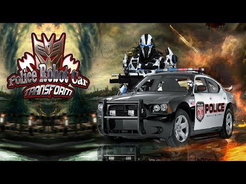 Police Robot Car Battle Video