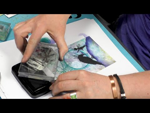 Rory and the Crow - A Lavinia Stamps Tutorial