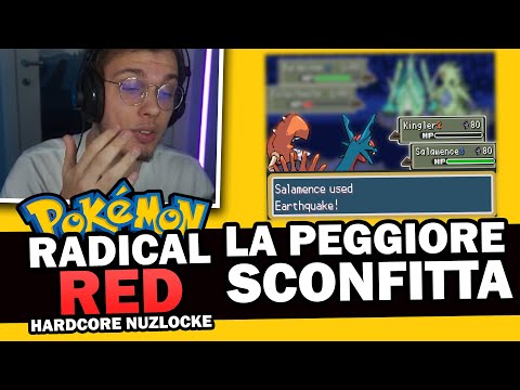 La mia PEGGIORE SCONFITTA su POKÉMON RADICAL RED - HARDCORE NUZLOCKE