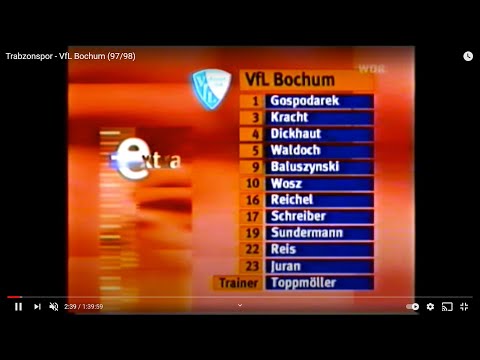 Trabzonspor  - VfL Bochum (97/98)