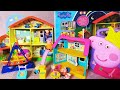 8 MINUTES SATISFYING UNBOXING PEPPA PIG TOYS COLLECTION I PEPPA PIG HOUSE I ASMR TOYS REVIEW