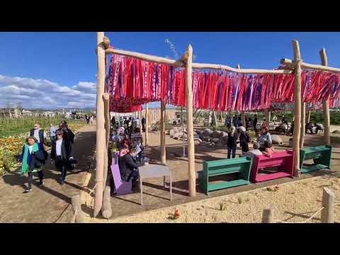 BUGA 23 - Von der Hauptbühne über die Weinstube zum Eingang Spinelli Park Nord