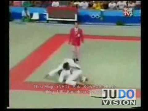 Judo Olympics - Theo Meijer (NED) - Antal Kovacs (HUN) - 1992 Barcelona  -95kg 柔道