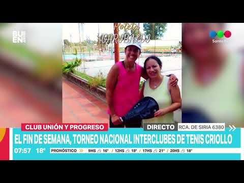 Se viene el Torneo nacional de tenis criollo que organiza el club Unión y Progeso de María Selva