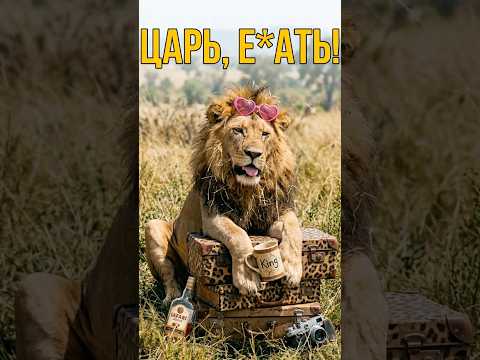 ЛЕВ ЭТО ЦАРЬ, КОТОРЫЙ НИХРЕНА НЕ ДЕЛАЕТ!!!