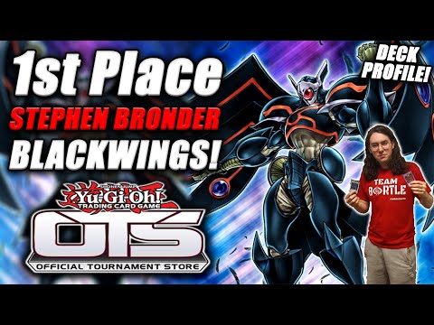 Yu-Gi-Oh! OTS 1st Place: Blackwings Deck Profile [ft. Stephen Bronder] Time Wizard Format Edison!