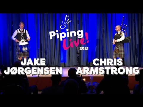 Pipe Major Chris Armstrong & Leading Drummer Jake Jørgensen - Piping Live 2021