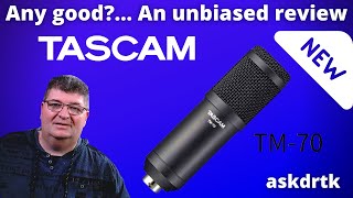 Video thumbnail for Tascam TM70 - Broadcast Dynamic Mic Detailed Review by askdrtk