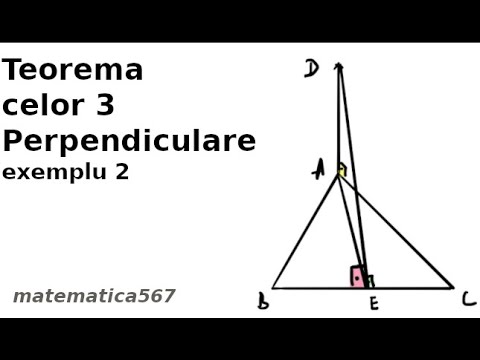 Exemplu 2 Teorema celor 3 perpendiculare