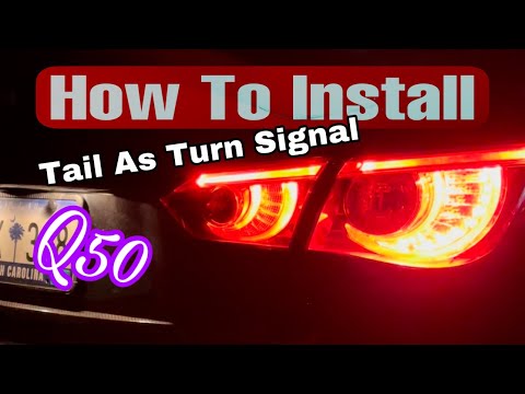 Q50 Lighting Upgrade | Diode Dynamics Tail As Turn Signal