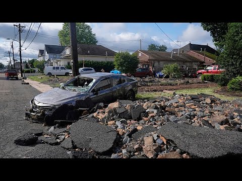 Video Thumbnail: New Jersey begins recovery after deadly flash floods
